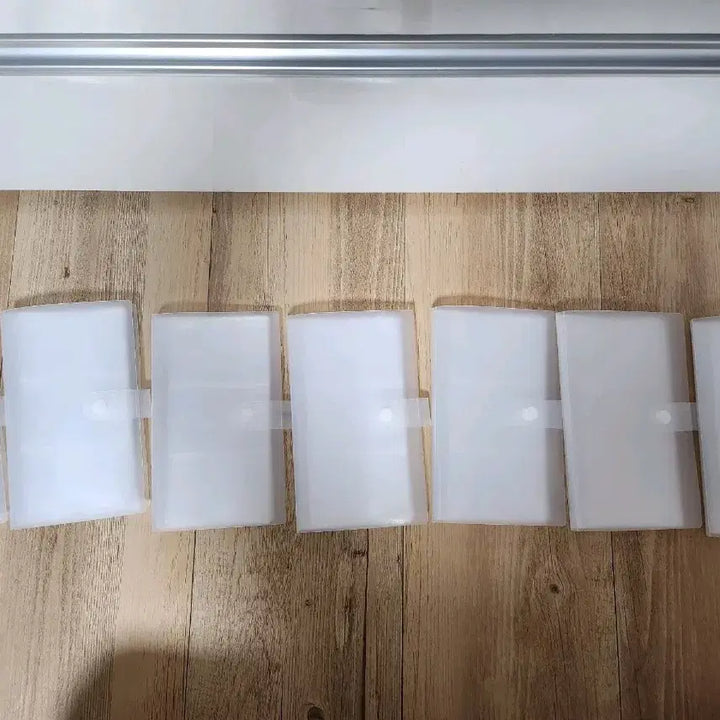 [BUNJANG] Translucent Cover 3-Section Clear Binder (20-Sheet Capacity) / 반투명커버 투명바인더(3등분)_중고/20매(양면으로40장가능)_7개