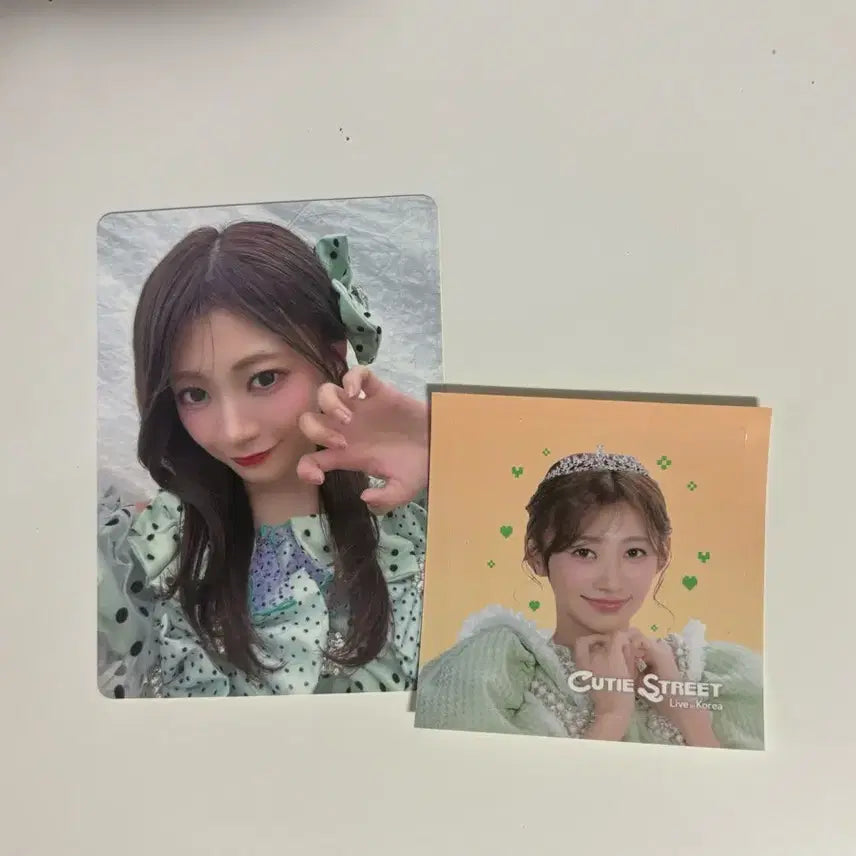 [BUNJANG] Cutie Street Kanata Itakura Photocard &amp; Sticker Set / CUTIE STREET 이타쿠나 카나 한국 팝업 토레카, 스티커 (큐티스트리트 큐스토)