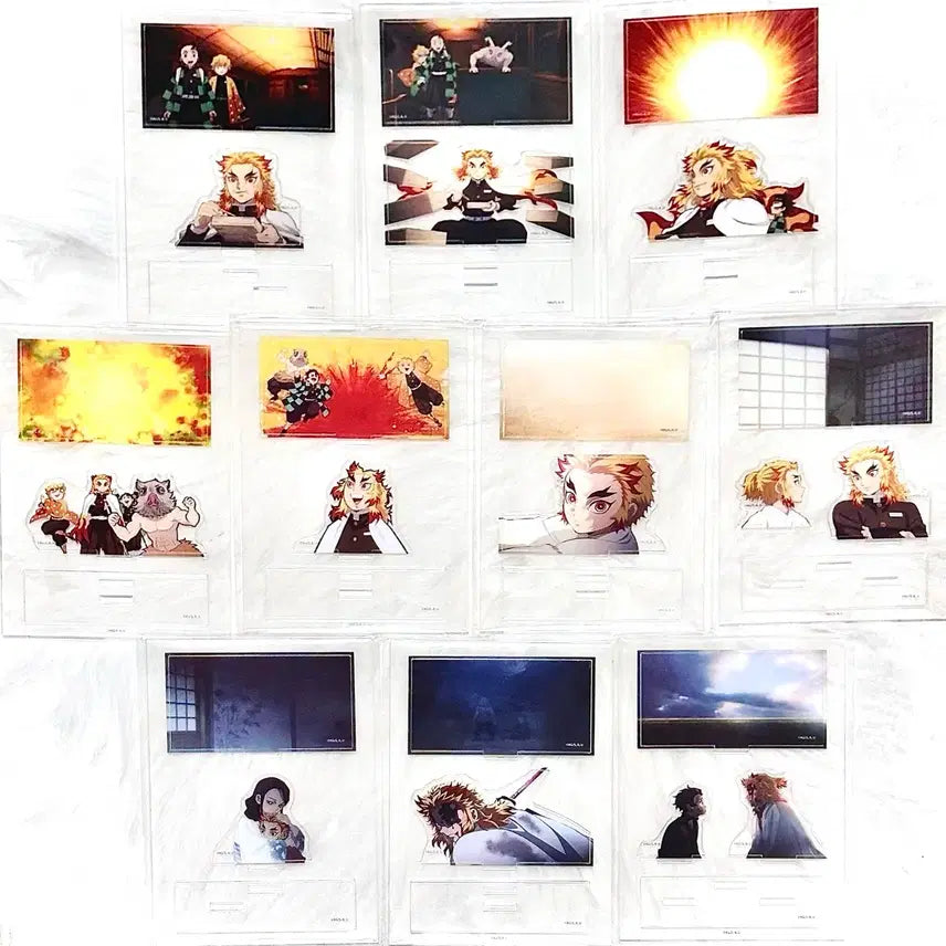 [BUNJANG] Demon Slayer: Mugen Train 4th Anniversary Kyojuro Rengoku Scene Diorama Set (Sealed) / 귀멸의칼날 무한열차 4주년 기념 렌고쿠 쿄쥬로 장면디오라마 미개봉 전종 컴플릿