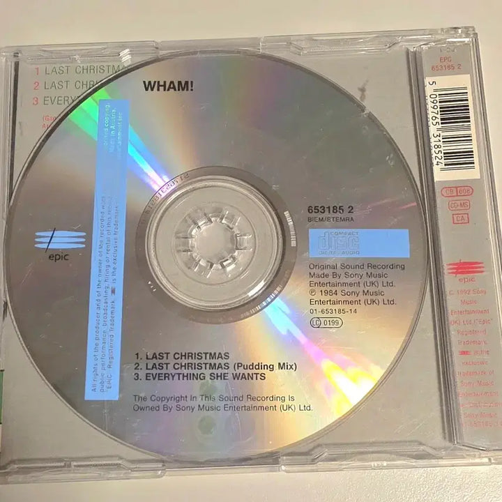 [BUNJANG] George Michael Wham! Last Christmas Maxi Single CD / George Michael 조지 마이클 맥시 싱글 CD 라스트 크리스마스 Wham 조지마이클 왬