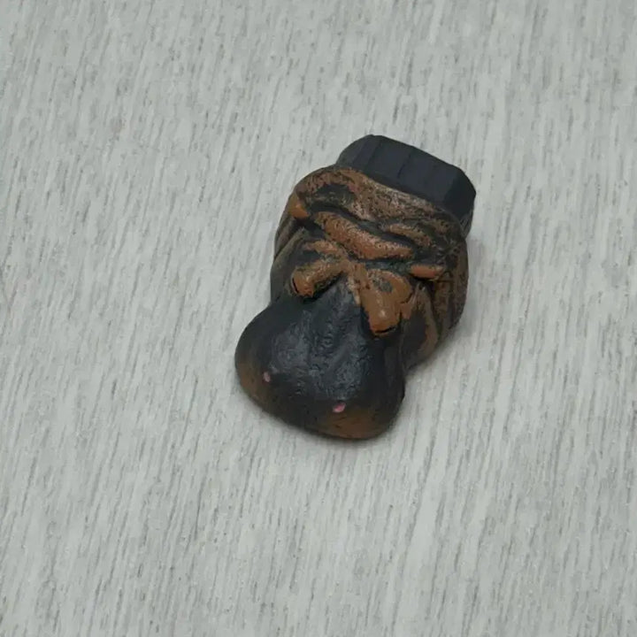 [BUNJANG] Black Hippopotamus Figurine / 하마 피규어