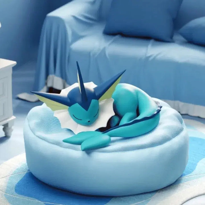 [BUNJANG] Pokemon Sleeping Eevee Figure - Vaporeon / [비닐미개봉] 포켓몬스터 잠자는 이브이 피규어-샤미드