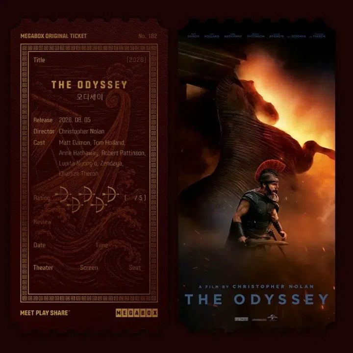 [BUNJANG] Dune: Part Two Dolby Cinema Poster + Original Ticket Bundle / 오디세이 돌비포스터+오리지널 티켓 일괄 판매합니다.