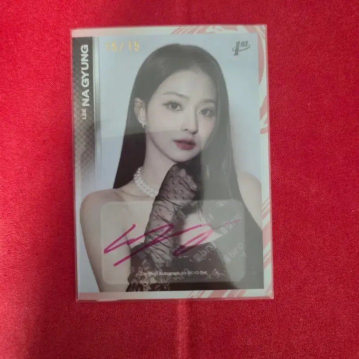 [BUNJANG] InaKyoung 15th Anniversary Limited Edition Autographed Card / 마지막가격 급처 테레카 이나경 15한정