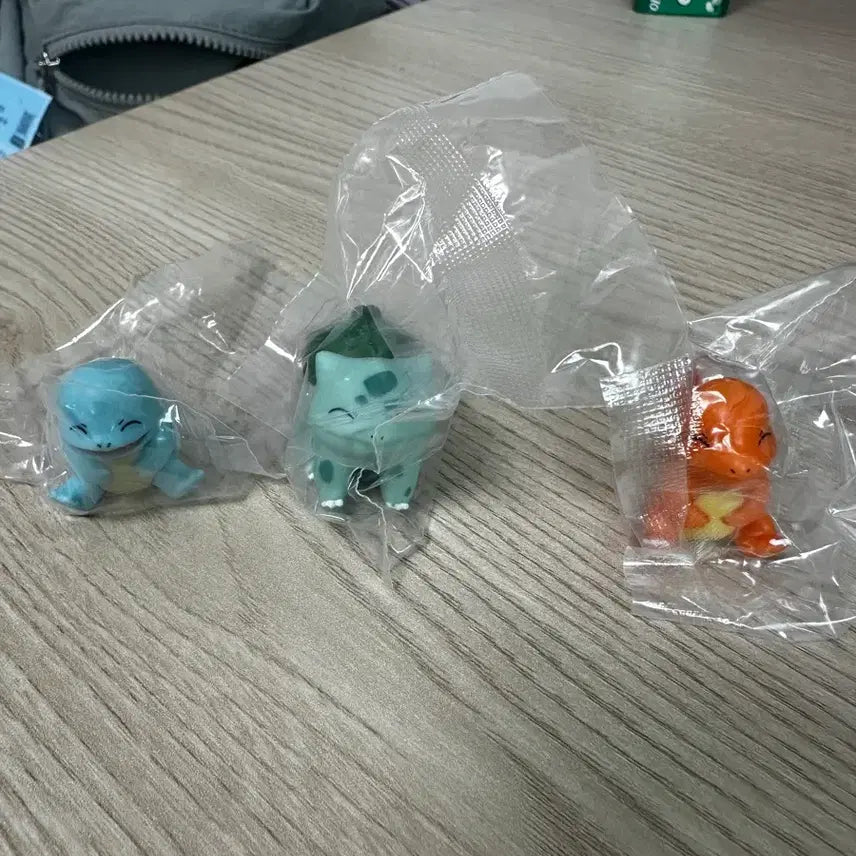 [BUNJANG] Pokemon Ice Cream Figures - Squirtle, Charmander, Bulbasaur / 교환 가능) 포켓몬 아이스크림 피규어 꼬부기. 파이리. 이상해씨