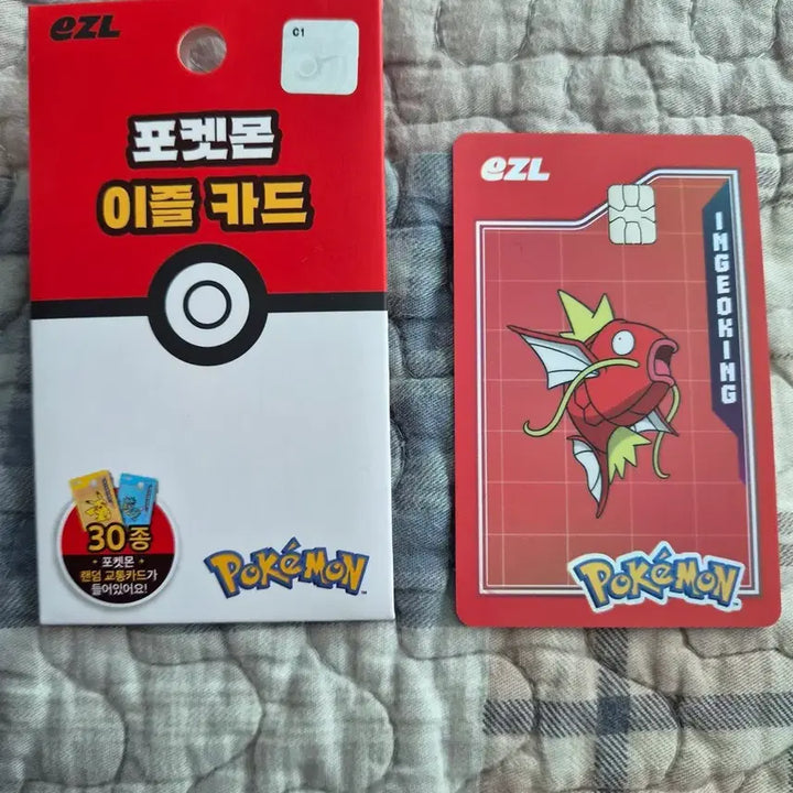 [SOLD OUT] 포켓몬 30주년 교통카드 잉어킹
