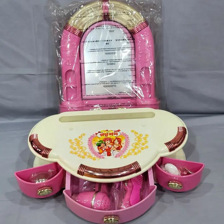 [BUNJANG] Wedding Peach Retro Vanity Playset Unused Vintage Children&