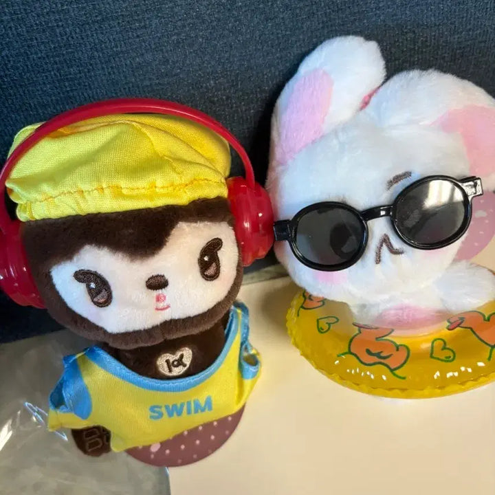 [BUNJANG] Doll Clothes Set (Swimsuit &amp; Swim Cap) / 인형옷 판매 (수모&amp;수영복)