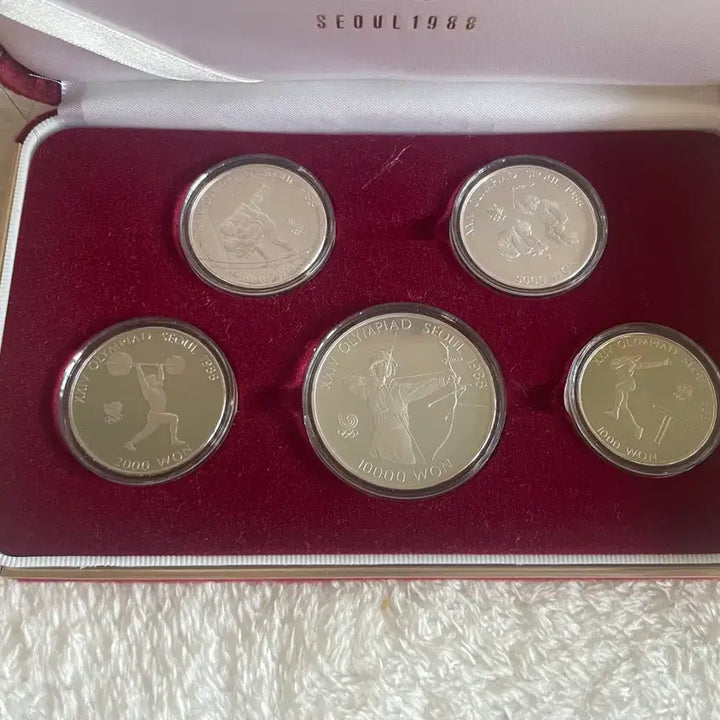 [BUNJANG] 1988 Seoul Olympics 4th Commemorative Coin 5-Set / 서울 1988 올림픽 4차 기념주화 5종세트