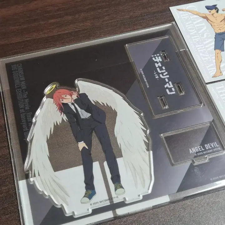 [BUNJANG] Chainsaw Man Angel Devil Baseyard Acrylic POB Photocard Pochita / 미개봉 체인소맨 천사의악마 베이스야드 아크릴 특전 포카 빔 파워 포치타