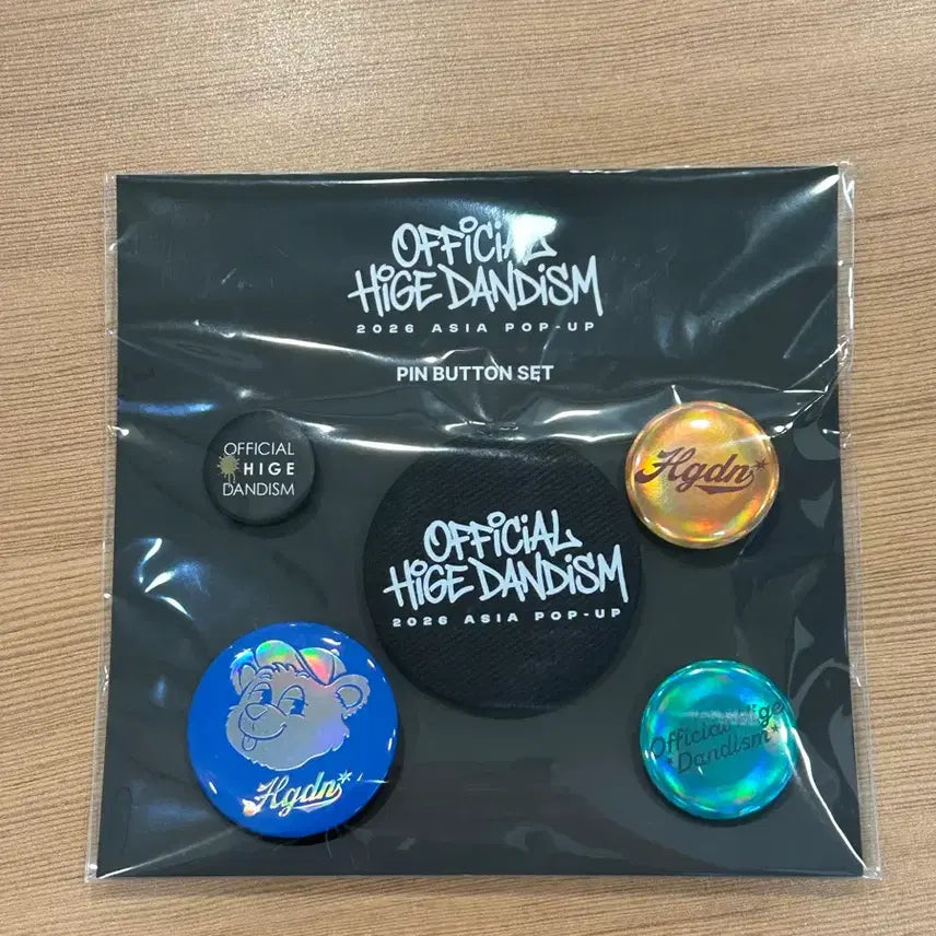 [BUNJANG] Official HIGE DANJI POP-UP Pin Badge Set / 히게단 팝업 핀뱃찌 히게단 핀버튼 세트