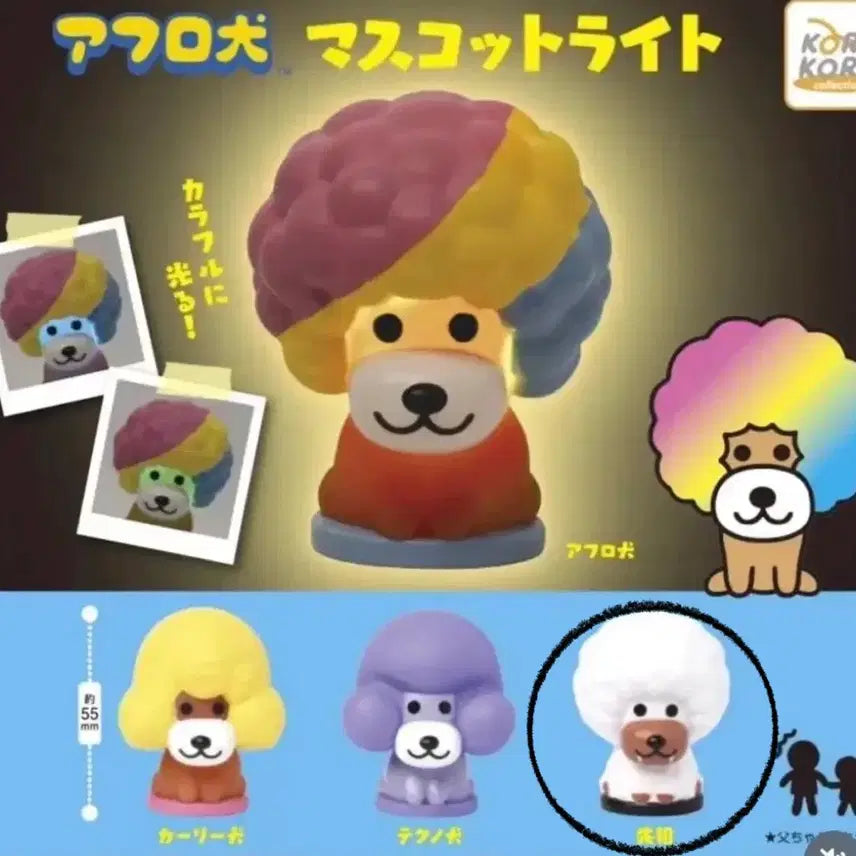 [BUNJANG] Afroken Mascot Light Figure Gacha Seonjo / 아프로켄 마스코트 라이트 피규어 가챠 선조