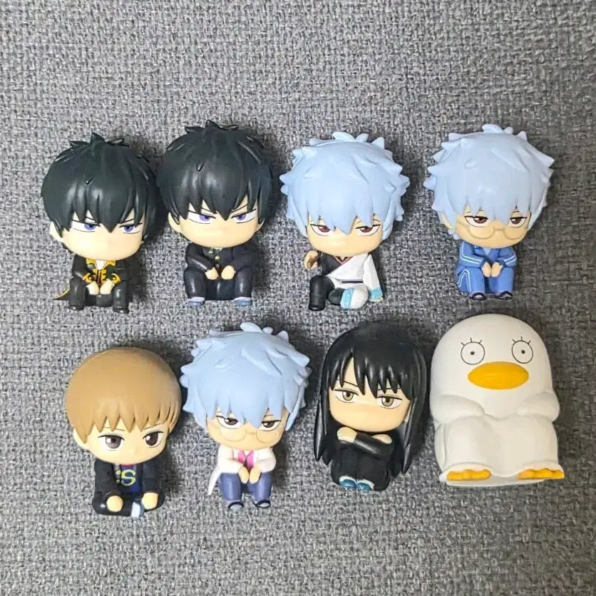 [BUNJANG] Gintama Gachapon Figure Bundle Set / 일괄)은혼 삼젯 진선조 요시와라 마치보케 히지카타 오키타 엘리자베스 카츠라 긴토키 긴파치 피규어 가챠 언제오려나