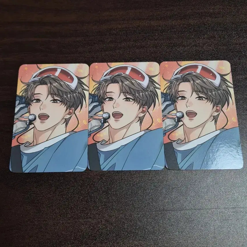 [BUNJANG] Baek Eun-san Resin Sparkles Collection Photocard Set / 해빙곡선 백은산 레진 스파클즈 컬포 포카 3장 세트