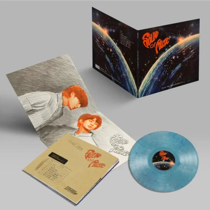 [BUNJANG] Jannabi 4th Album Sound of Music Pt.1 Blue Maelstrom Mix LP (Sealed) / (미개봉) 잔나비 4집 사운드 오브 뮤직 pt.1 lp 블루 마엘스트롬 믹스
