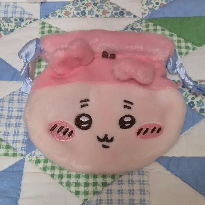 [BUNJANG] Chiikawa Fuzzy Pouch / 치이카와 털파우치
