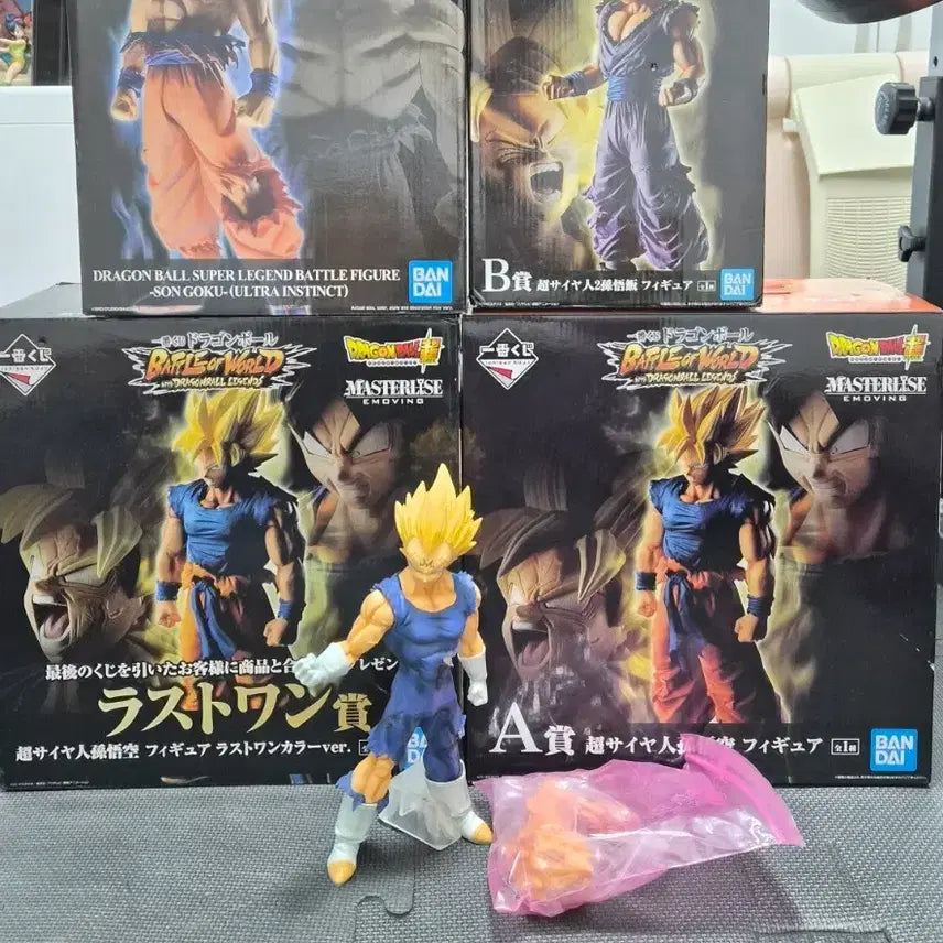 [BUNJANG] Dragon Ball Ichiban Kuji Battle of Saiyan Full Set / 초레어 드래곤볼 제일복권 배틀오브사이어인 풀셋