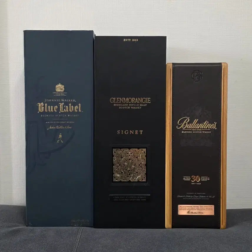 [BUNJANG] Johnnie Walker Blue Label, Glenmorangie Signet, Ballantine&