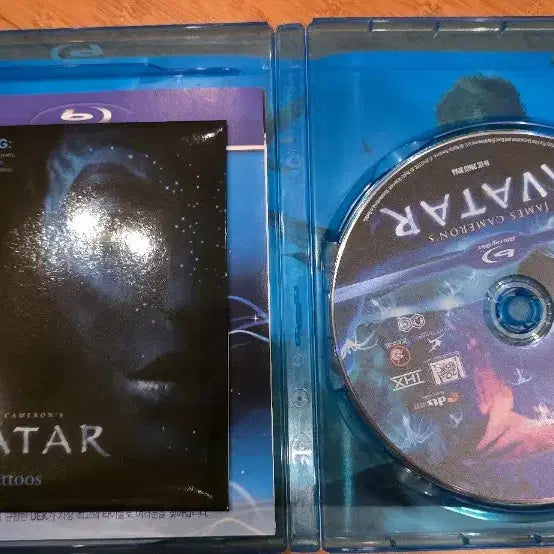[BUNJANG] Avatar Blu-ray Limited Edition (Includes Outbox + Limited Edition Avatar Tattoo) / 아바타 블루레이 초도 한정판(아웃박스 + 초도한정 아바타 타투 포함)