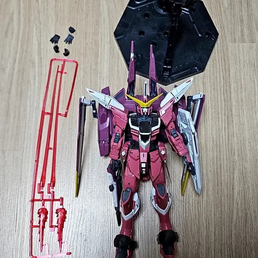 [BUNJANG] Bandai Gundam Master Grade Justice + Providence Plastic Model Kits (Assembled) / 반다이 건담 프라모델 MG 저스티스 + 프로비던스 가조립 판매