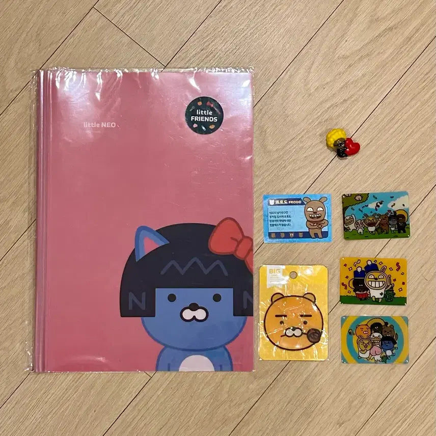 [BUNJANG] Kakao Friends Bundle Set (Figures, Stickers, Files) / 카카오프렌즈 굿즈 일괄 (피규어, 스티커, 파일)