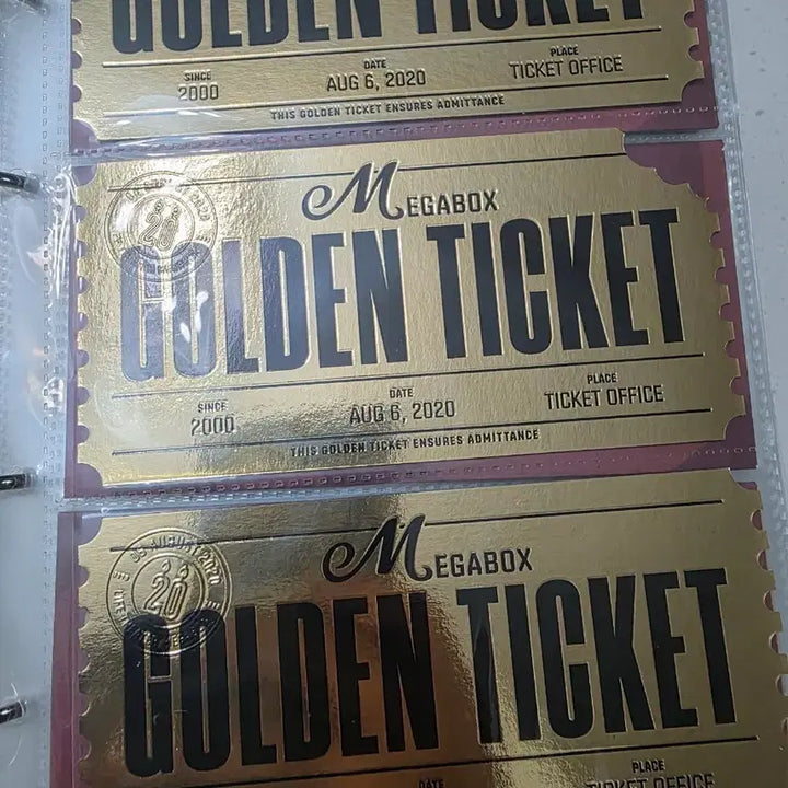 [BUNJANG] Megabox Golden Ticket OT / 메가박스 골든 티켓 오티
