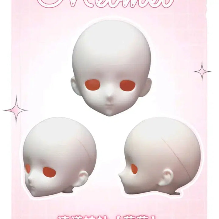 [BUNJANG] MSD Mei Mei Head (Unpainted, White Skin) / msd 구체관절인형 헤드(미백)