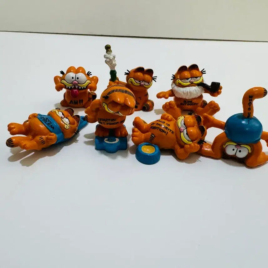 [BUNJANG] Garfield Figure Set (7 Pieces) / 가필드 피규어 7세트