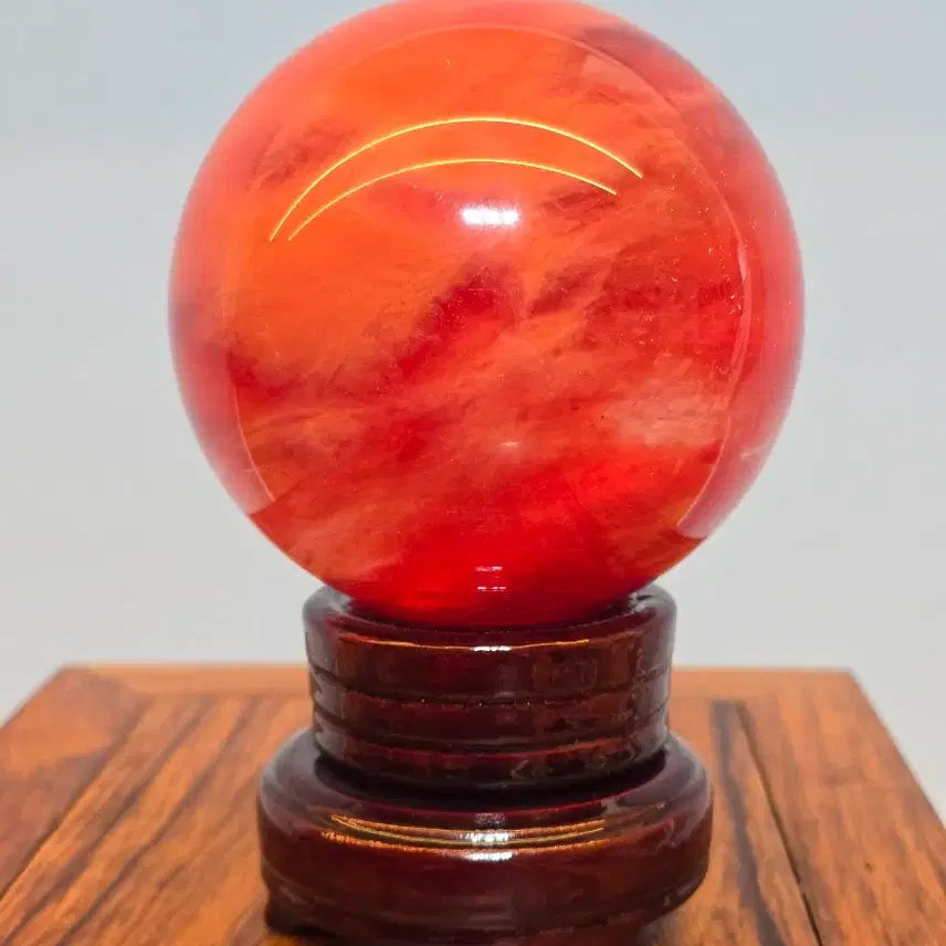 [BUNJANG] Red Mineral Stone for Good Energy / 26080521 좋은 기운을 주는 붉은 광물 구가공석 수석 팝니다
