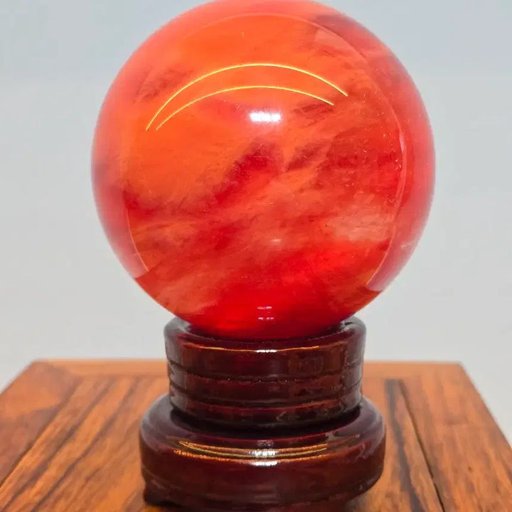 [BUNJANG] Red Mineral Stone for Good Energy / 26080521 좋은 기운을 주는 붉은 광물 구가공석 수석 팝니다