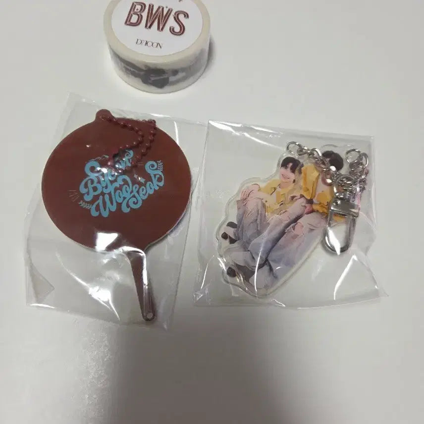[BUNJANG] Byeon Woo-seok DICON Keyring &amp; Masking Tape Set / 변우석 디아이콘 키링,마스킹테이프