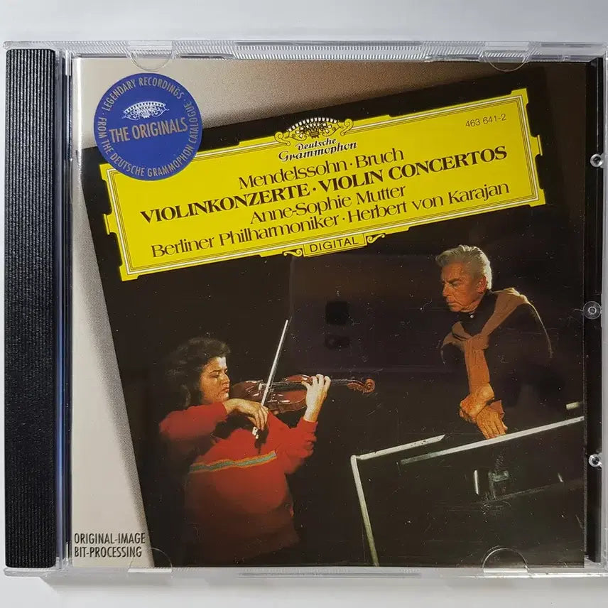 [BUNJANG] Karajan, Mutter - Mendelssohn Violin Concerto &amp; Bruch Violin Concerto No. 1 CD / 카라얀, 무터 - 멘델스존 : 바이올린 협주곡 &amp; 브루흐 : 바이올린 협주곡 1번 씨디