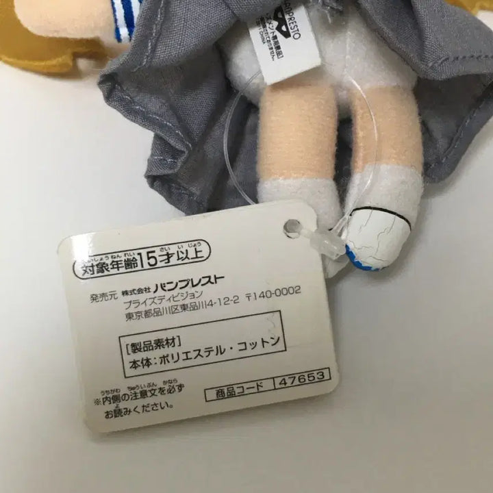 [BUNJANG] K-On! Ritsu Tainaka Gym Uniform Ver. Banpresto Plush Doll / 케이온 리츠 체육복 저지 버전 누이 인형 판매합니다!