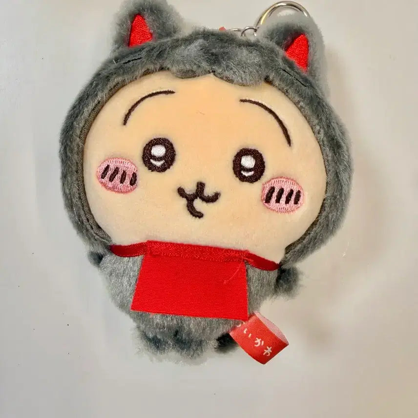 [BUNJANG] Chiikawa Fox Shrine Usagi Mascot Plush Keychain / 치이카와 여우신사 우사기 마스코트 인형 키링