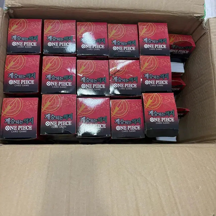 [BUNJANG] One Piece Card Game: Inherited Will - Regular Card 34 Box Bundle Set / 원피스카드 계승되는의지 일반카드34박스 일괄
