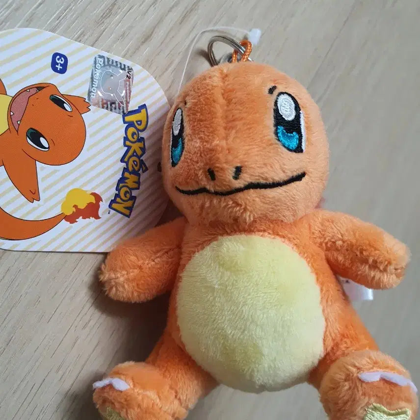 [BUNJANG] Pokemon Charmander Plush Keychain 8cm / 포켓몬 파이리 봉제 인형 키링 8cm