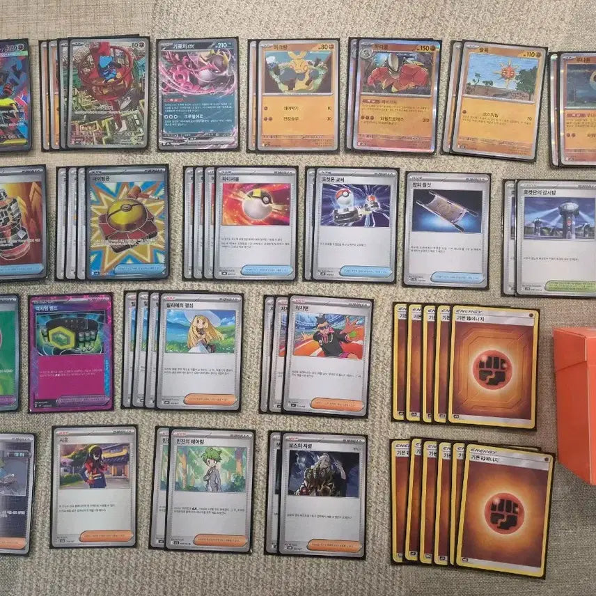 [BUNJANG] Mega Lucario ex Deck (Complete) / 포켓몬카드 메가루카리오 ex덱 (완성덱)