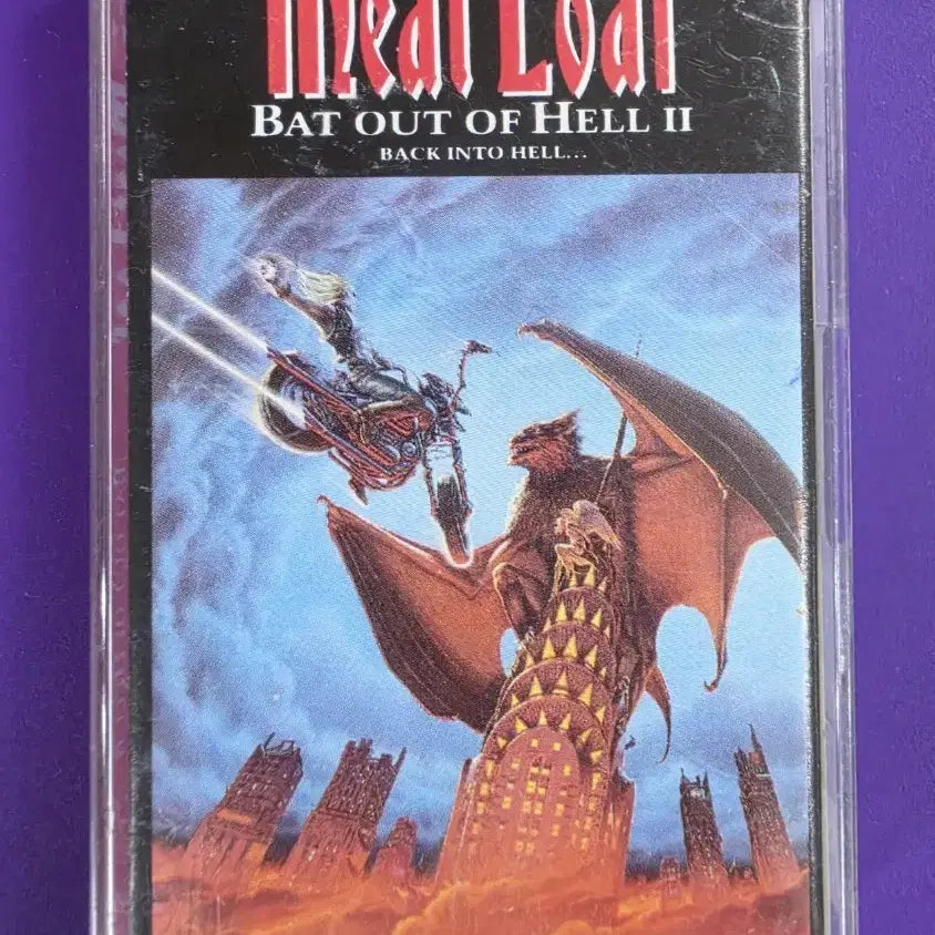 [BUNJANG] Meat Loaf Bat Out of Hell II Cassette Tape (Opened) / [개봉/카세트 테이프] Meat Loaf 미트 로프