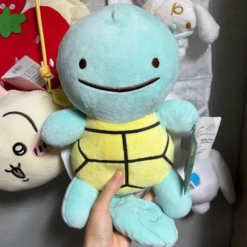 [BUNJANG] Pokemon Center Original Transforming Ditto Squirtle Plush (35cm) / [정품] 2017 포켓몬스터 변신 메타몽 꼬부기 인형
