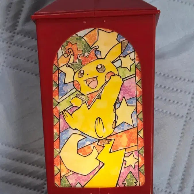 [BUNJANG] Pokemon Center Christmas Stained Glass Style Lantern / 포켓몬센터 크리스마스 스테인드글라스풍 랜턴