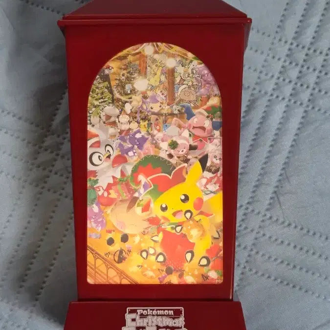 [BUNJANG] Pokemon Center Christmas Stained Glass Style Lantern / 포켓몬센터 크리스마스 스테인드글라스풍 랜턴