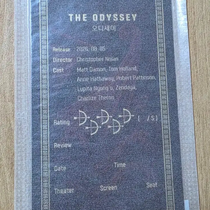 [BUNJANG] Odyssey Original Ticket / 오디세이 오리지널 티켓