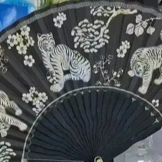 [BUNJANG] Hojakdo Traditional Folding Fan / 호작도 전통 부채