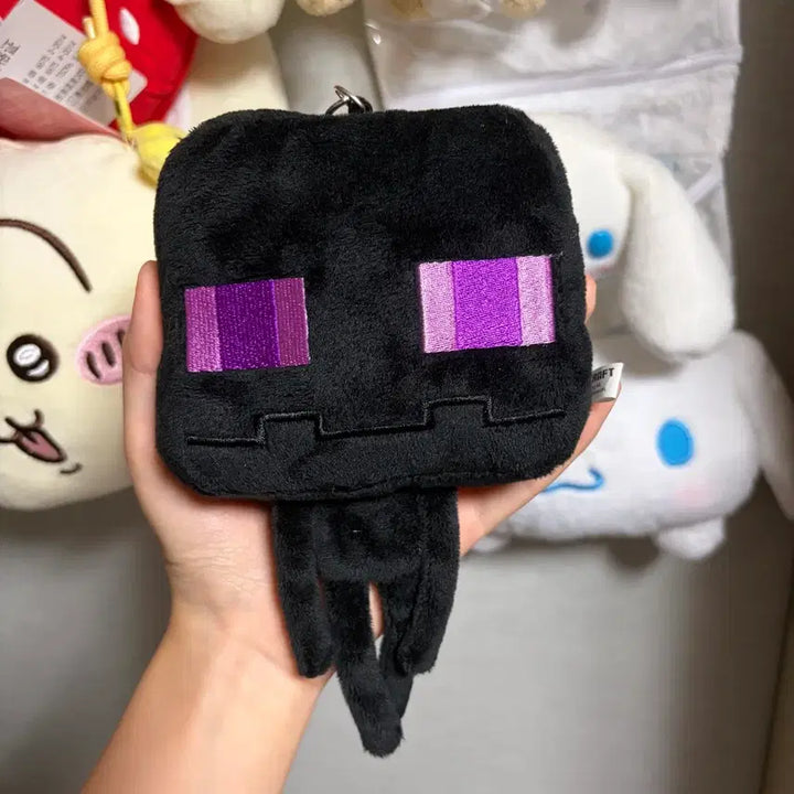 [BUNJANG] Minecraft Enderman ReelPass Doll Keyring / (정품) 마인크래프트 엔더맨 릴패스 인형 키링