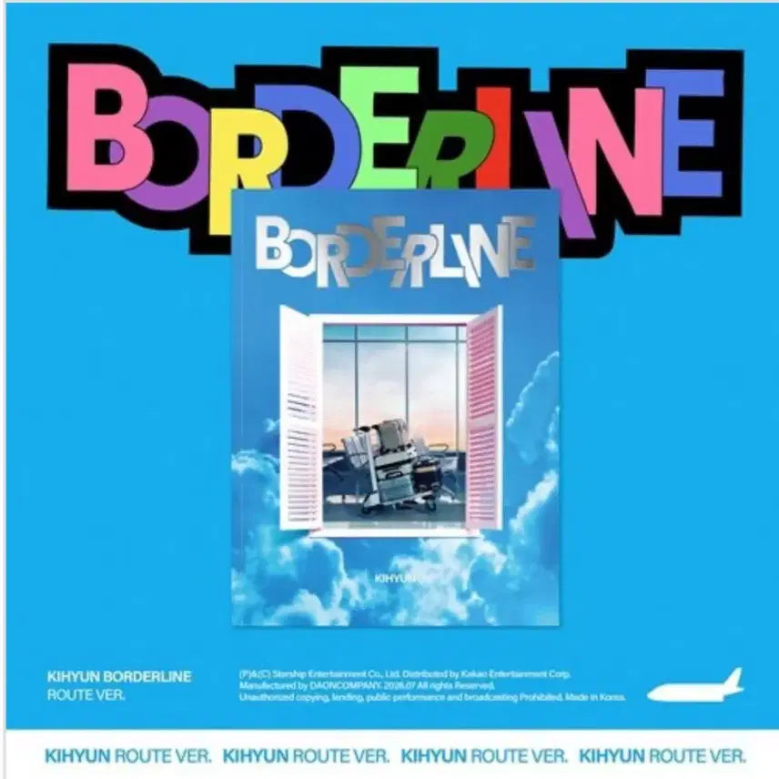 [BUNJANG] MONSTA X Kihyun BORDERLINE ROUTE Sealed Album / 기현 보더라인 앨범 미개봉