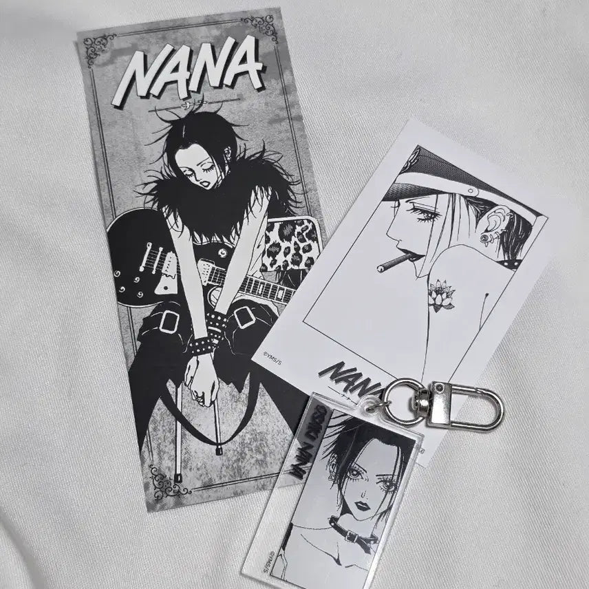 [BUNJANG] Nana Komatsu Nana Collaboration Cafe Acrylic Keyring, Illustration Ticket, Polaroid Photocard / NANA 나나 콜라보 카페 고마츠나나 아크릴키링 일러스트티켓 폴라로이드 포토카드 포카