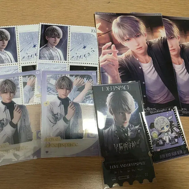 [BUNJANG] Love and Deepspace Shen Xingchun Lunar New Year Color Card Set (Sealed) / 러브앤딥스페이스 심성훈 춘절 색지 세트 미개봉 신품