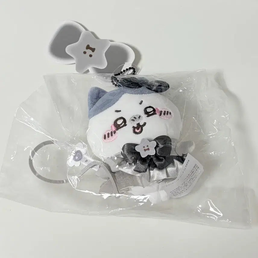 [BUNJANG] Chiikawa Hachware Magical Dark Version Mascot Plush / 치이카와 흑화 매지컬 하치와레 마스코트 인형