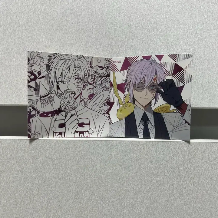 [BUNJANG] D.Gray-man Allen Walker Twin Sticker Flake Seal Set / 디그레이맨 (알렌 워커) 트윈 스티커 플레이크 씰 굿즈 2매