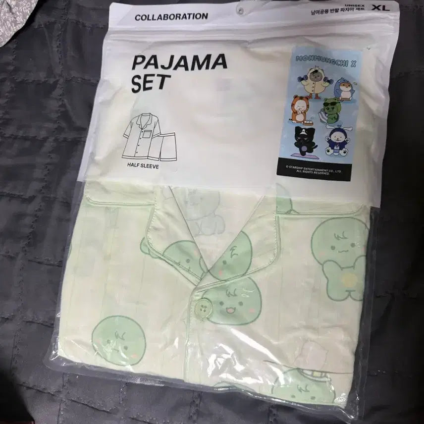 [BUNJANG] MONSTA X Hyungwon Pajamas (ChaeBuggy Summer Edition) XL / 채부기 여름 파자마 몬스타엑스 형원 잠옷 몬뭉치엑스 XL